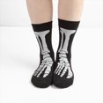 thumbnail image 4 of NOLDARES Halloween Socks Women, Skeleton Socks Funny Halloween Gifts for Women Girls(Z183-Black), 4 of 6