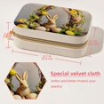 thumbnail image 5 of Easter Velvet Portable Jewelry Box with Removable Compartment - Ideal Bracelet Holder and Necklace Organizer - Gift, 5 of 7
