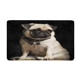 thumbnail image 1 of POP Pug Dog Indoor Doormat 30x18 Inches Non Slip Front Entrance Door Mat Rug, 1 of 3