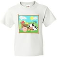 thumbnail image 3 of Inktastic Farm Animals with Cow, Chick and Pig Youth T-Shirt, 3 of 5