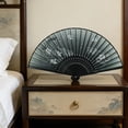 thumbnail image 5 of Folding Hand Fan Traditional Chinese Fan for Weddings Festivals and Dance Elegant Handheld Decoration, 5 of 6