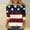 Navy, variant on Cavosen Patriotic Shirts for Women Petite Red White and Blue 3/4 Sleeve Crew Neck Shirts USA Star Striped Graphic Tops Lady XL Patriotic Casual T Shirts Independence Day Tunic Tees Patriotic Outfits