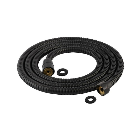 Manguera de ducha Hibbent, totalmente metálica, acero inoxidable, 2,3 m, bronce