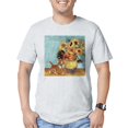thumbnail image 1 of CafePress - Sunflowers & Kitten Fitted T Shirt - Fitted T-Shirt, Vintage Fit Soft Cotton Tee, 1 of 1