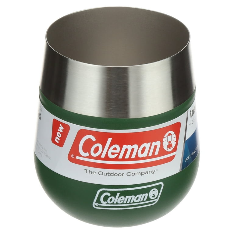 Coleman 3Sixty Pour Vacuum Insulated Stainless Steel Thermal Bottle,  24oz/700mL, Heritage Green 