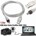 thumbnail image 1 of USB Data Cable for Mini DV MiniDV FireWire IEEE 1394 HDV Camcorder for PC Editing, 1 of 3