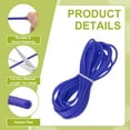 thumbnail image 3 of Uxcell Hollow Pipe Rubber Cord, Hollow Tube Silicone Tubing Spool for DIY Jewelry Making Knitting Beading Craft Blue, 3 of 7