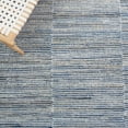 thumbnail image 6 of SAFAVIEH Kilim Sharlene Striped Area Rug, Blue/Ivory, 6' x 6' Square, 6 of 10