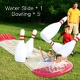 thumbnail image 3 of Inflatable Double Water Slide Splash Slip N Slide Wave Rider Surfboard Toy for Children Summer, 3 of 6