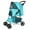 Blue/Green, variant on Wedyvko 4 Wheels Pet Stroller Dog Cat Stroller Storage Basket and Cup Holder,Black
