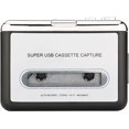 thumbnail image 1 of Reshow Cassette Player – Portable Tape Player Captures MP3 Audio Music via USB – Compatible with Laptops and Personal Computers – Convert Walkman Tape Cassettes to iPod Format (Silver), 1 of 5