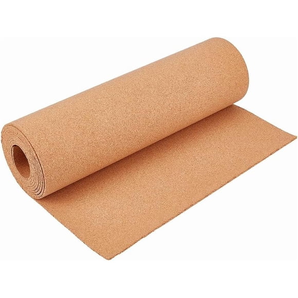 Large Cork Roll 3.3 Yardsx15.7 Inch Cork Board Roll 3mm Thick Natural Cork Board Bulletin Boards Cork Insulation Sheets Multipurpose for Crafts Home Office Organization Decor
