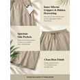 thumbnail image 5 of Men's & Big Men's Stretch Shorts with Active Waistband,9" Inseam,4 Pockets，Sizes 30-42, 5 of 7