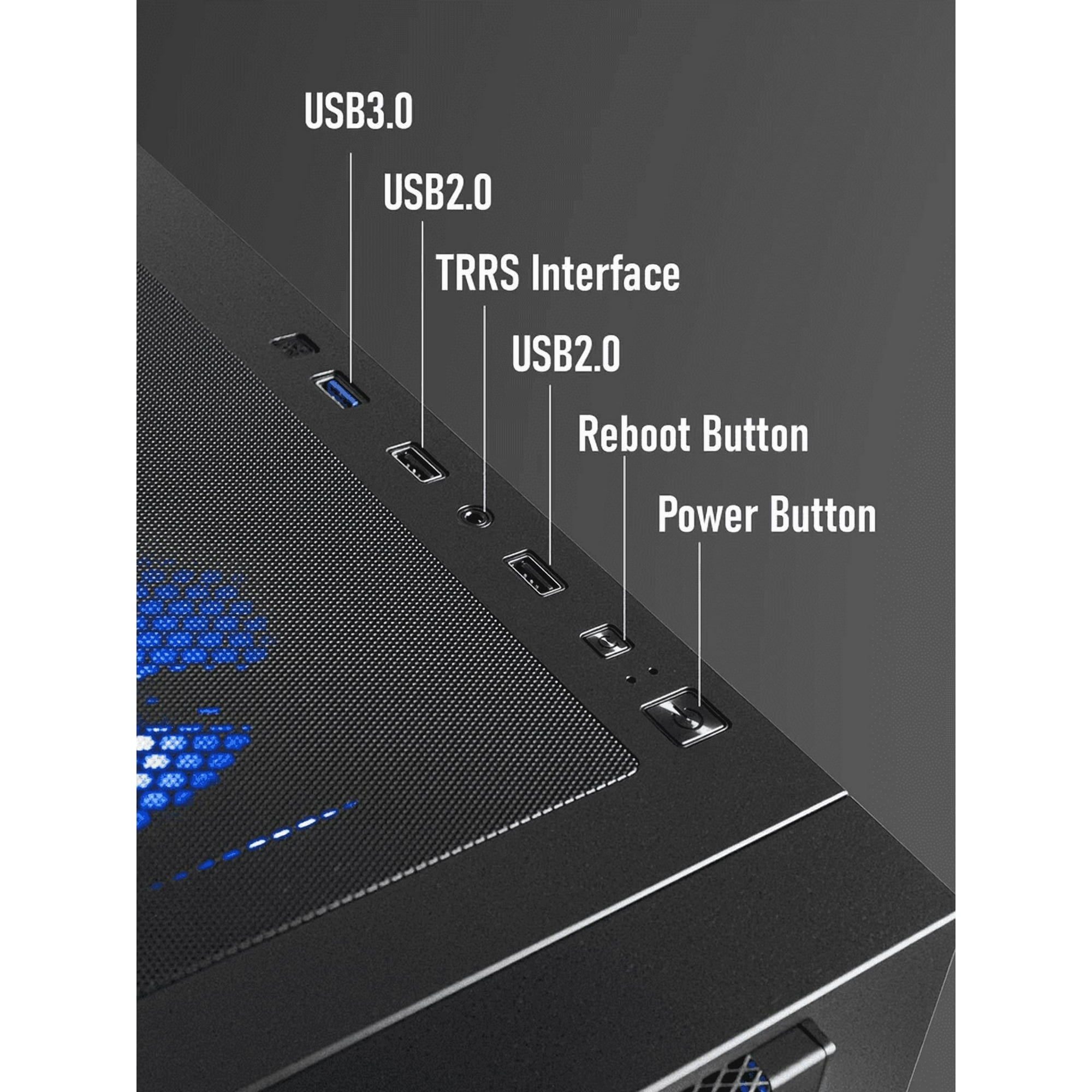 Gaming PC Desktop Computer Intel I7, GTX 1050, 32GB RAM, 256GB SSD + 1TB HDD, WiFi6 & BT5.4, Windows 11, With Keyboard & Mouse