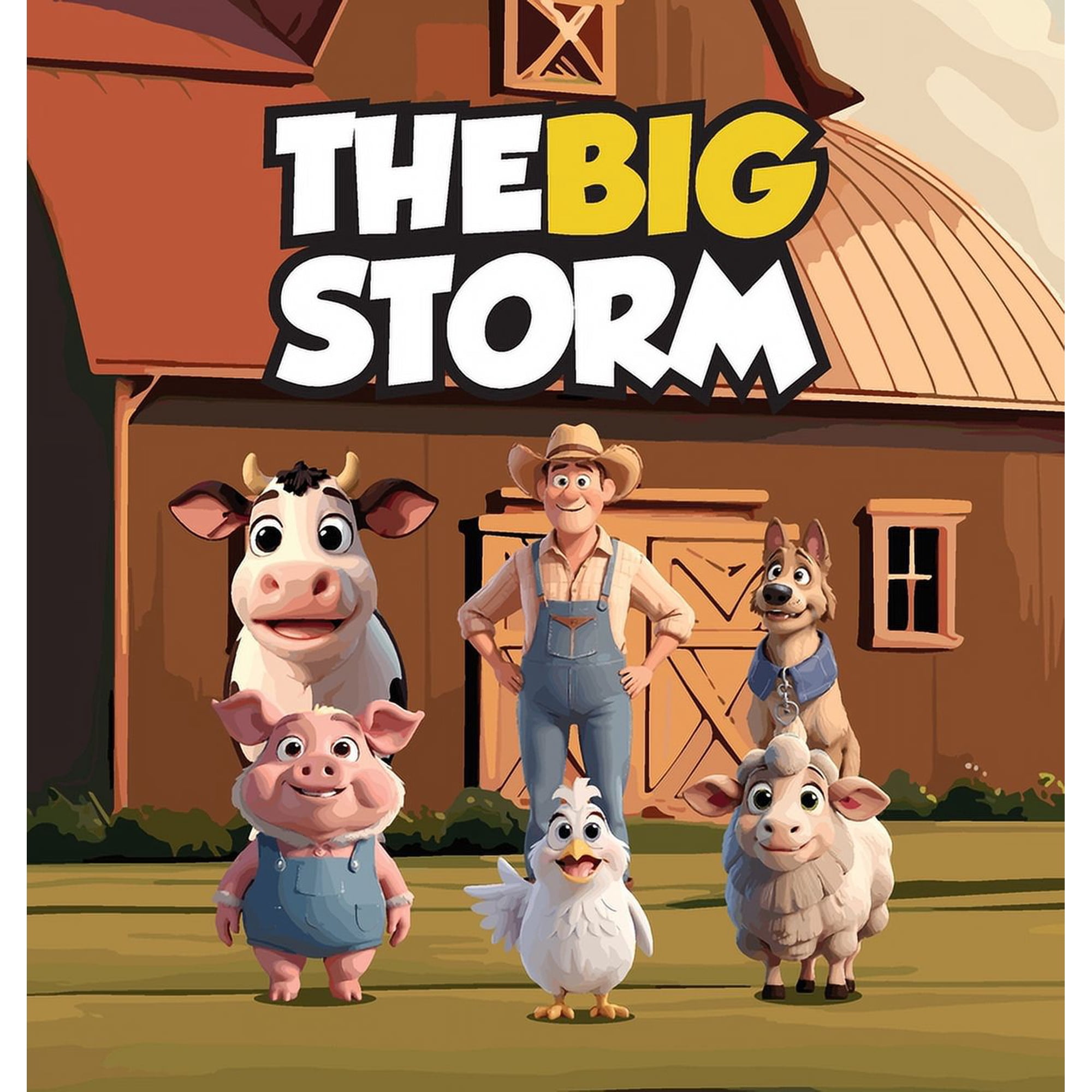 The Big Storm: A Story About A Group of Farm Animals Who Face A Dangerous Storm That Threatens Their Home And their Live, (Hardcover)