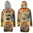 thumbnail image 3 of Hello Fall Sphynx Football Welcome Autumn with Leaves Pumpkins All Over Print 3D Hooded Duffle Toggle Coat Cat Lover Kitten Owner Gifts Idea - 00012, 3 of 6