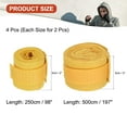 thumbnail image 2 of Uxcell Boxing Hand Wraps, Elastic Cotton Wrist Straps for Martial Arts Yellow 98 Inch/197 Inch, 2 of 7