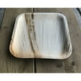 thumbnail image 2 of 7" Flat Square Plate - Bio Mart Leaf Tableware/100% Natural-Eco-friendly/Re-usable/Elegant/Compostable/Disposable/Biodegradable/Party,Wedding,BBQPlates & Bowls - Pack of 30, 2 of 5