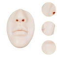 thumbnail image 6 of Bothyi Silicone Nose Lip Model Piercing Practice Skin Mannequin Teaching Tool Fake Nose Light Skin, 6 of 8
