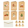 thumbnail image 1 of 6Pcs Christmas Cards New Years Cards with Envelopes for Dad Family Daughter A, 1 of 8