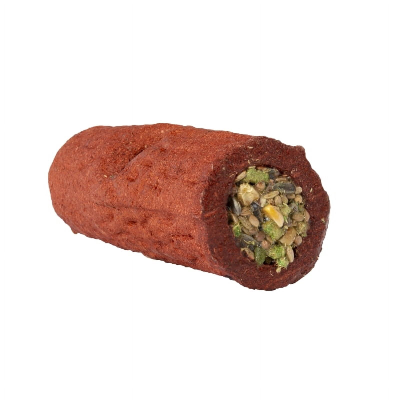 Wild Harvest Stuffed Logz 1 Count, Edible Treat For Rabbits, Guinea Pigs And Chinchillas, Artificial Peanut Butter Flavor