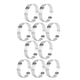 thumbnail image 2 of Paquete de 30 Anillos Circulares para Tartas de 12 cm con Agujeros, de Acero Inoxidable, para Tartas, Quiches, Pasteles, Mousse, Moldes para Hornear en la Cocina., 2 of 5