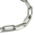 thumbnail image 3 of True Titanium 5MM Paper Clip Link Bracelet 10.5", 3 of 3