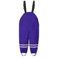 thumbnail image 2 of RTKFRFLM Kids Outdoor Rain Overalls Breathable One-Piece Waterproof Rain Suit Purple 140/XXL, 2 of 4