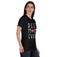 thumbnail image 2 of Inkmeso Best Mom Ever Graphic Tshirt Short Sleeve Women Cotton Tee Casual, 2 of 8