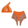thumbnail image 4 of Conjunto de bikini para mujer, moderno, con copa acolchada, ideal para playa y piscina. L, 4 of 9