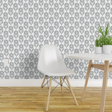 Removable Water Activated Wallpaper Flowers Geometric Garden Scandi Bold Nature