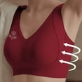 thumbnail image 5 of Fsgntruao Sports Bras for Women Plus Size No Underwire Adjustable Strap Push Up Bra Seamless Wireless Bralettes Tshirt Bra Comfortable Underwear Yoga Bra Everyday Bras, 5 of 9