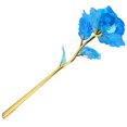 thumbnail image 4 of Transparent Rose Flower, Colorful Rose Flower, Rose Flowers With Display Stand, Gift For Wife & Girlfriend Livingroom Blue And Color, 4 of 8