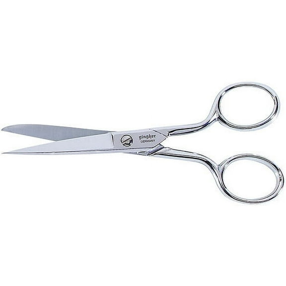 Gingher 5" Knife Edge Sewing Scissors, Silver