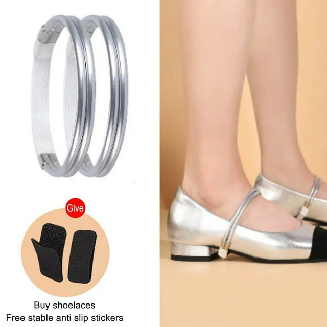 DPTALR Elastic High Heels Shoe Straps, Replacement Ankle Straps For Heels, Rhinestone Elastic Shoe Ankle Straps, Antiloose Strap For High Heels