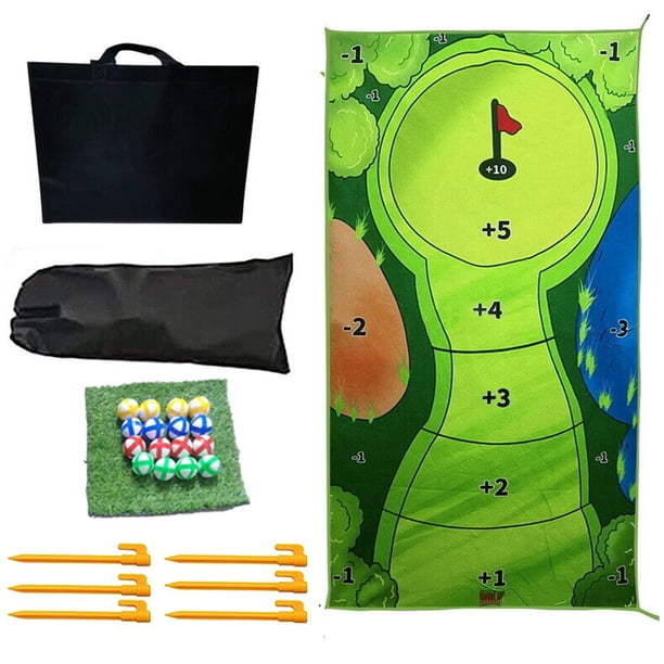 Juego De Golf Mini juegos Juguetes al aire libre Fácil de almacenar Equipo de ayuda para entrenamiento de golf 70.87 * 59.06 pulg.
