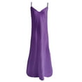 thumbnail image 4 of FDGIU 2025 Women's Sleeveless V Neck Midi Cocktail Dress - Versatile for Wedding Guest & Office, 4 of 5