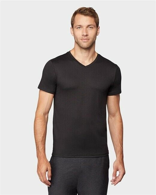 V-neck Tee Shirt - Black - XL - Walmart 