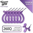thumbnail image 2 of Purple Twisting Balloons - Long Balloons - 200 Pack, 2 of 5