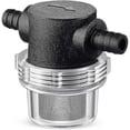 thumbnail image 1 of Water Pump Strainer,3/8 Inch Hose Barb In-Line Strainer Twist-On Pipe Sprayer Filter for Water Pump 12V DC 80PSI Camper, 1 of 5