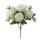 thumbnail image 2 of Ramo de rosas artificiales para mujer, decoración del hogar, ramo de boda, rosa pegada a la pared., 2 of 5