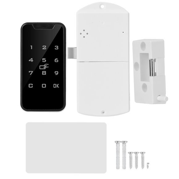Cerradura electrónica de gabinete, Smart Digital RFID Contraseña Bloqueo táctil Teclado Electrónico Armario Archivo Cerradura de Armario EOTVIA No