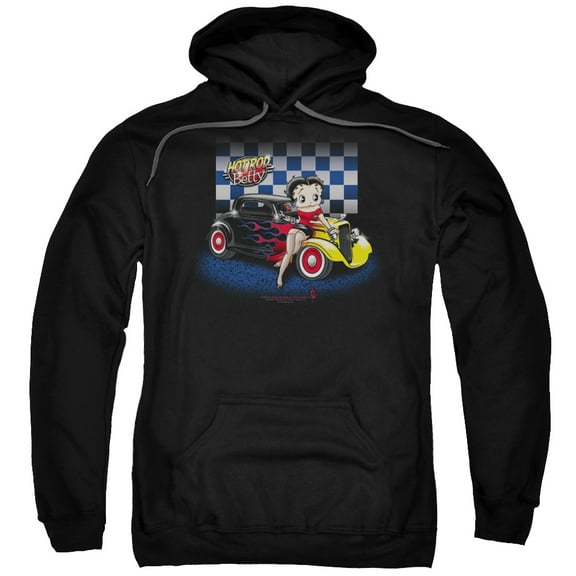 Betty Boop - Hot Rod Boop - Pull-Over Hoodie - Large