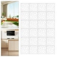 thumbnail image 2 of Privacy Screen Panels Hanging Room Divider Decorative Hollow Out Design Wall Screen Panels White, 2 of 19
