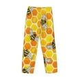 thumbnail image 5 of Disketp Honeycombs Men'S Pajama Pants - Ultra Soft Fleece Sleep And Lounge Pants (Size: S-Xxl), 5 of 9