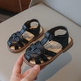 thumbnail image 4 of QIPOPIQ Boys Girls Sandals Open Toe Breathable Princess Non-Slip Flats Summer Beach Lightweight Rubber Sole Sandals (Toddler/Little Kid), 4 of 6