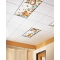 thumbnail image 2 of Fluorescent Light Covers for Ceiling Lights 2 Pack, Fall Squirrel Magnetic Ceiling Light Covers 2x4ft for Classroom Office School, Pumpkins Maple Leaf Floral Thanksgiving Drop Ceiling Light Shade, 2 of 7