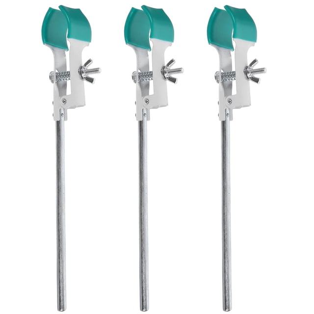 3pcs Labs Burrette Abrazaderas Durables Pruebas Tubo Abrazaderas Forma de Dedo Forma Labs Abramenas