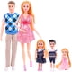 thumbnail image 4 of Set de muñecas familiares Ucanaan con papá, madre embarazada, 3 niños y bebé, 4 of 7