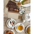 thumbnail image 4 of Vintage Coffee Time Kitchen Dish Towels for Drying Dishes Set of 2, Farmhouse Desserts Beige Burlap Waffle Weave Microfiber Hand Tea Bathroom Towels Quick Dry & Absorbent Towel 15.7x23.6, 4 of 7